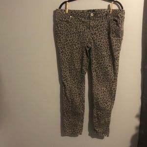Guess Cheetah print jeans